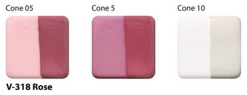 AMACO Velvet Underglaze V-318 - Rose - 2 fluid oz.